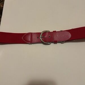 Red Elastic adjustable belt